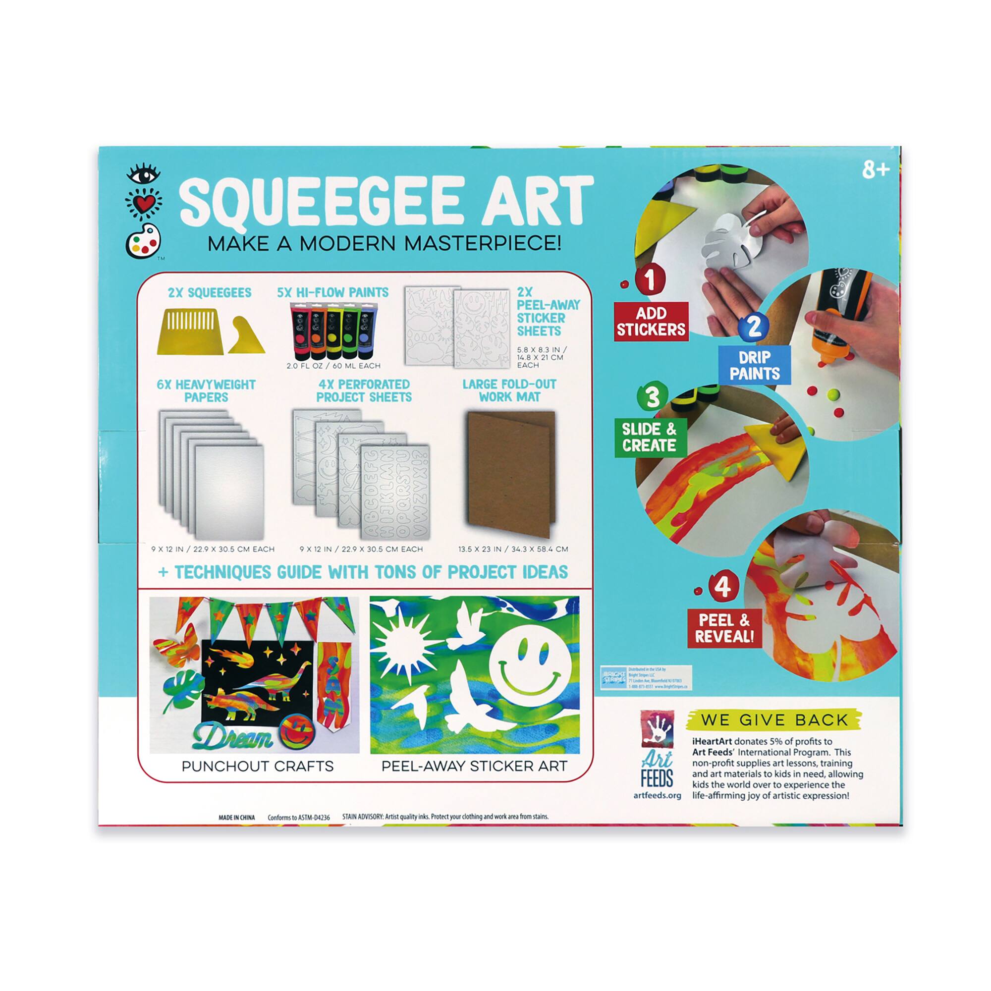 Squeegee Art Craft Kit